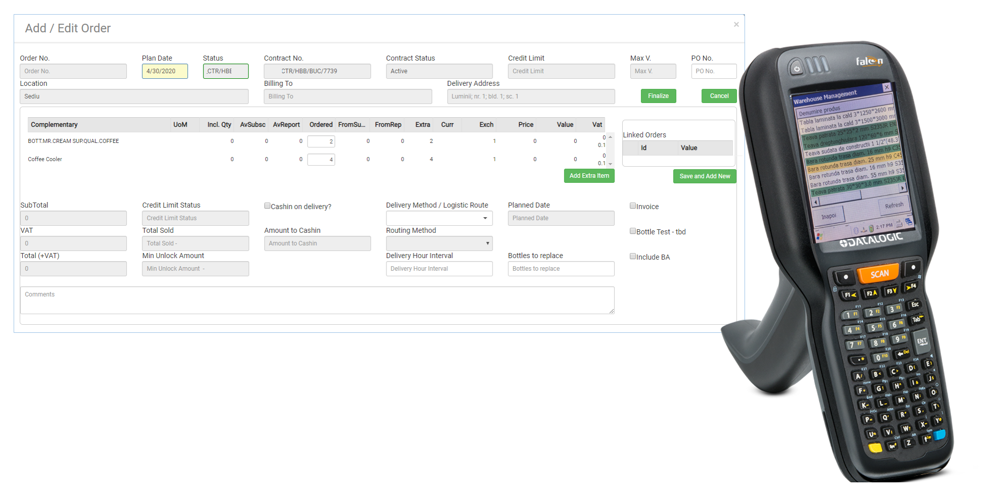 Vision Retail Distribution operational single page